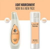 Lakme Peach Milk Moisturizer Body Lotion, 200 ml - 60 ml