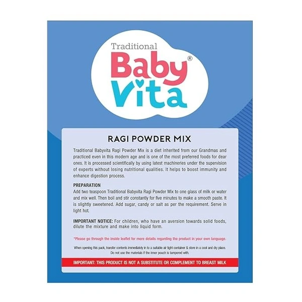 Baby Vita Ragi Powder Mix Packet, 300g