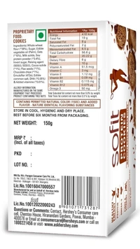 Sofit Protien Cookies Natural + Flax Seeds, 150g
