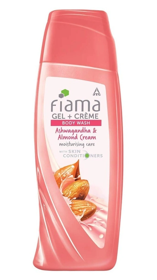 Fiama Gel + Creme Body Wash, Ashwagandha& Almond Cream, 500 ml - 500ml