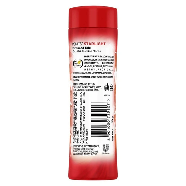 Pond's Starlight Perfumed Talc, 50g - 50g