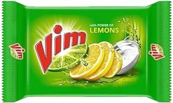 Vim Dishwash Bar Soap Power of Lemon, 75g - 75g