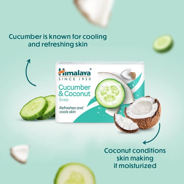 Himalaya Cucumber Coconut Soap 75g - 75gm