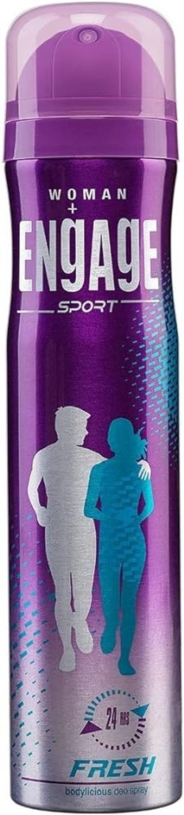 Engage Sport Fresh Her Deo, 165 ml - 165 ml