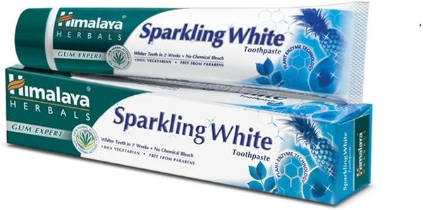 Himalaya White Toothpaste Sparkling, 80g - 80g