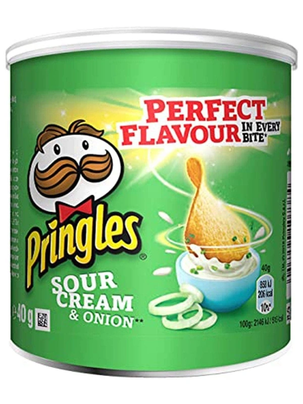 Pringles Sour Cream & Onion Pop & Go,40g - USA, 40g