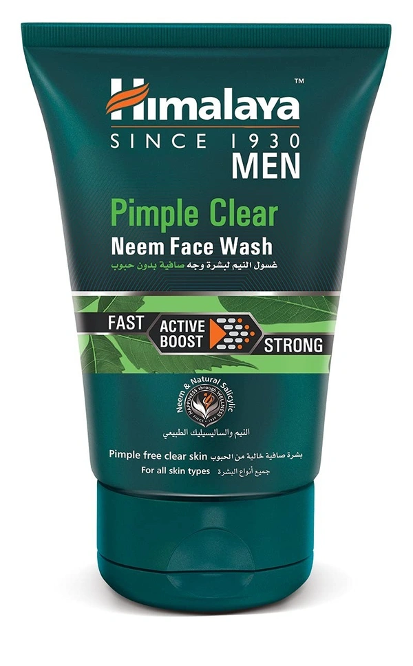 Himalaya Men Pimple Clear Neem Face Wash, 50ml - 50ml