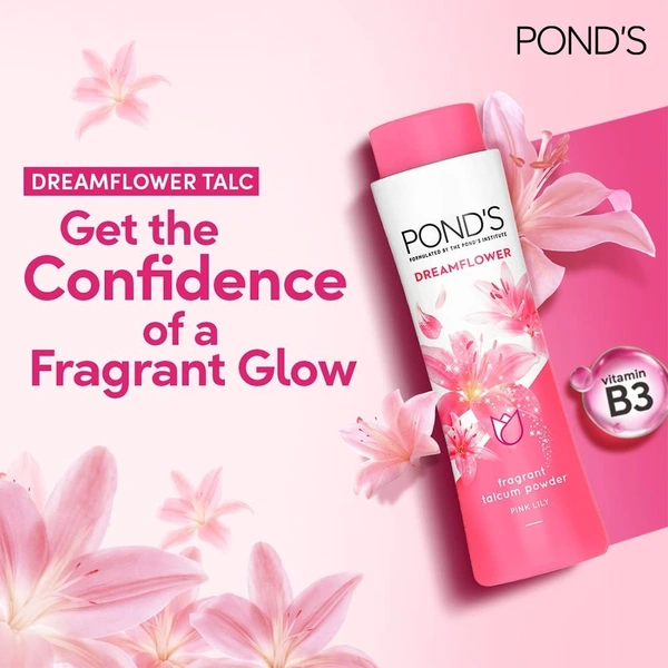 Pond's Dream Flower Fragrant Talcum Powder, 200g - 200g