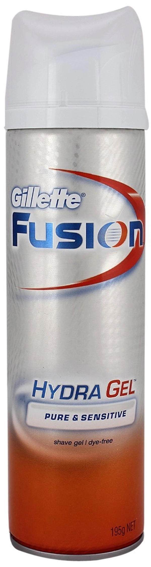 Gillette Fusion Pure / Sensitive Gel, 195g - 195g