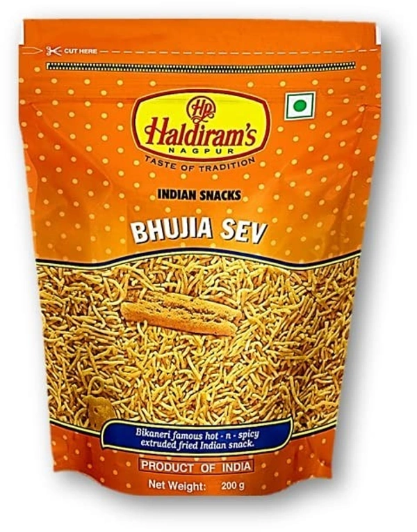 Haldiram's Indian Snacks Bhujia Sev, 200g - 200g