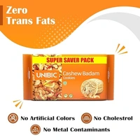 Unibic Biscuits Cashew Badam Cookies Packet, 500g - 500g