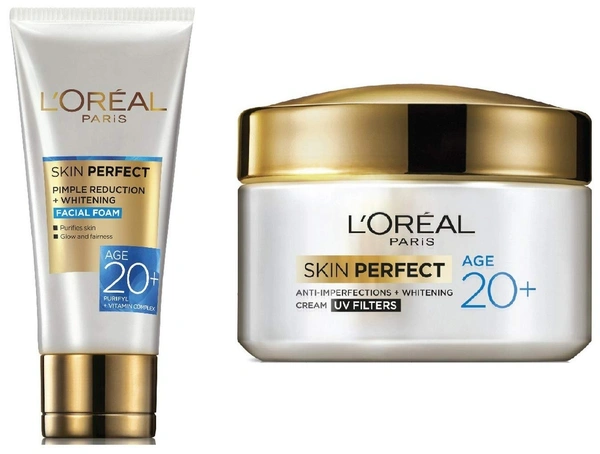Loreal Paris Skin Perfect Antiimperfections + Facial Foam Whitening, 50g - 50g