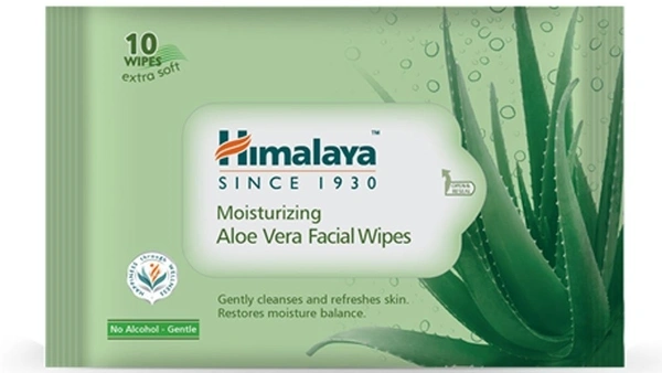 Himalaya Refreshing Wipes Aloe Vera / Mint Oil, 10 wipes - 10 wipes