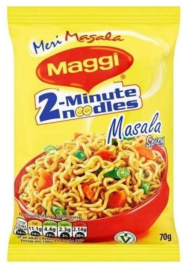 Maggi 2 Minute Masala Noodles, 70g - 70g
