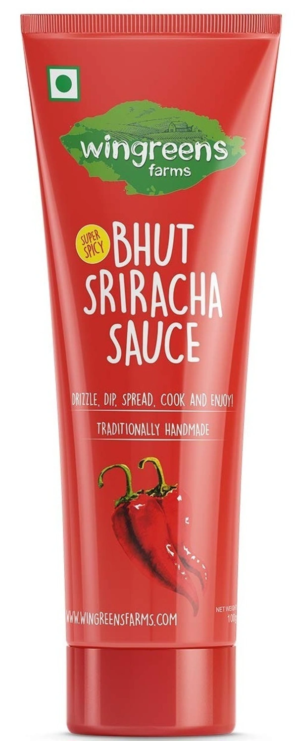 Wingreens Bhut Sriracha Sauce, 100g - 100g