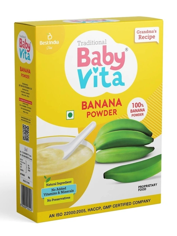 Baby Vita Banana Powder, 300g Carton - 300g