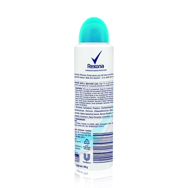 Rexona Shower Fresh Underarm Odour Protection, 150 ml - 150 ml