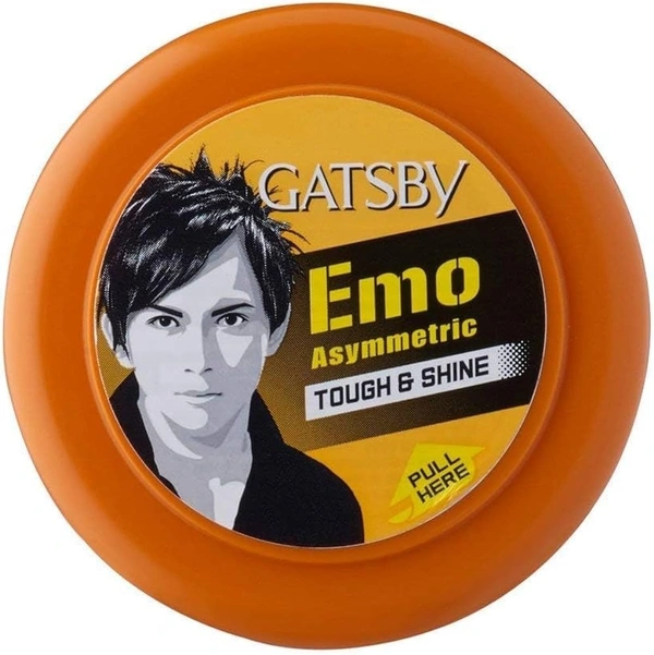 Gatsby Emo Asymmetric Touch / Shine Hair Styling Wax, 75g - 75g