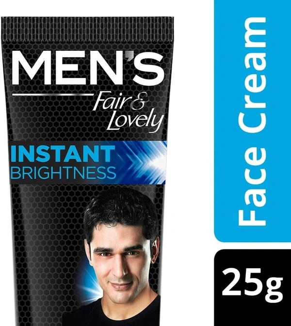 Fair & Lovely Men Instant Fairness Cream Free Face Wash, 25g - 25g
