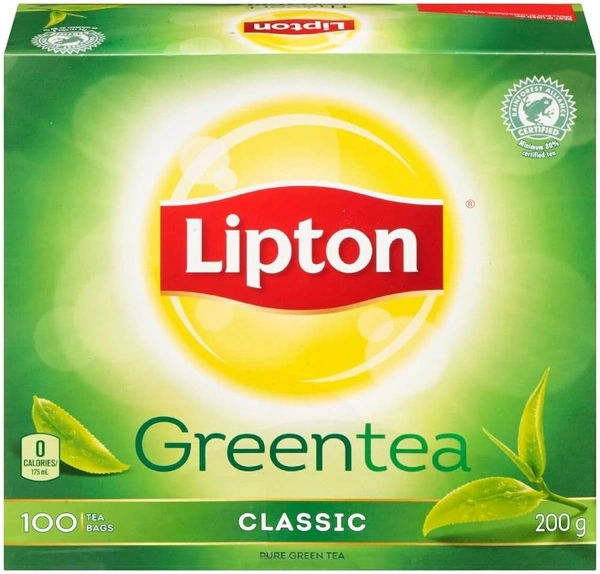 Lipton Classic Green Tea Bag, 100 Bags - 100 Bags