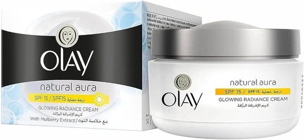 Olay Natural White Fairness Cream Day SPF-15, 50g - 50g