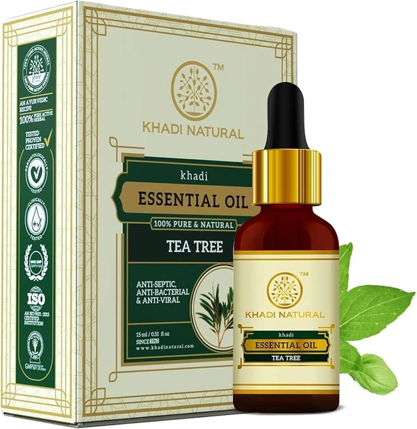 Khadi Herbal Tea Tree Essential Oil, 15 ml - 15 ml