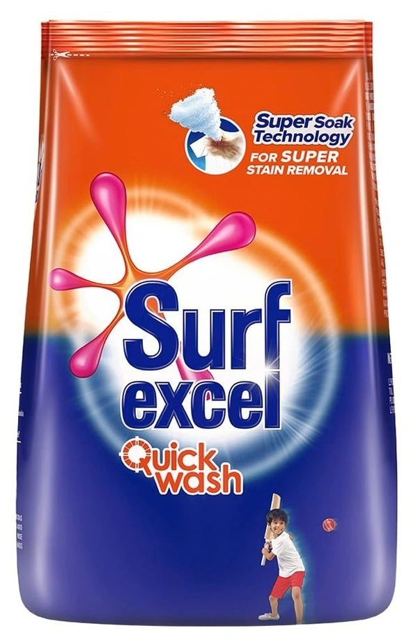 Surf Excel Detergent Powder Quick Wash, 1 kg - 1 Kg