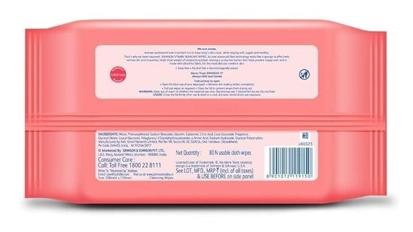 Johnson's Baby Skincare Wipes