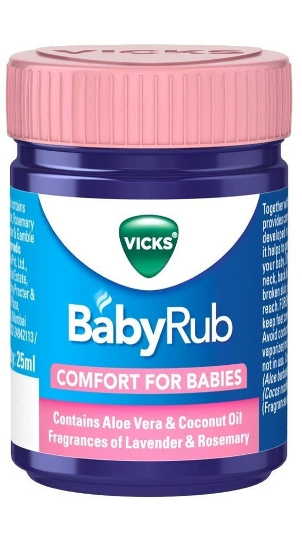 Vicks Baby Rub Comfort For Babies, 25 ml - 25 ml