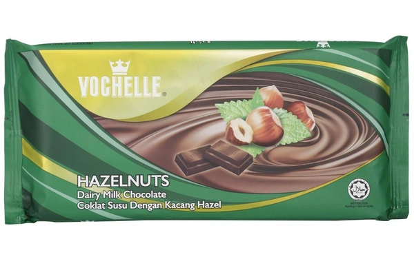 Vochelle Hazelnuts Diary Milk Chocolates, 40g - 40g