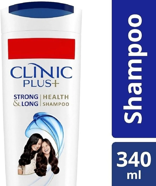 Clinic Plus Strong& Long Anti-Dandruff Shampoo, 340 ml - 340 ml