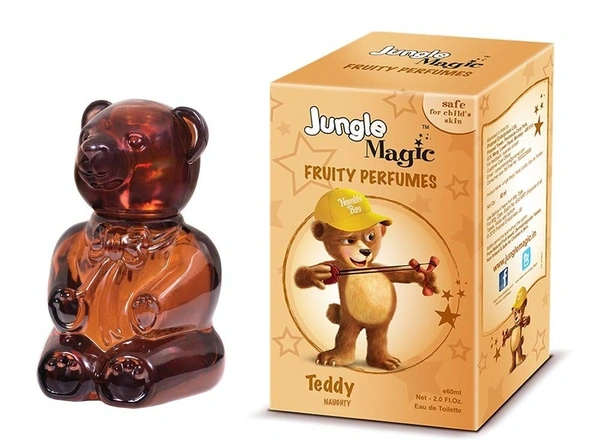 Jungle Magic Fruity Perfumes Teddy Naughty (age 5+), 60 ml - 60 ml