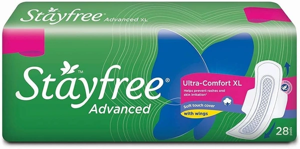 StayFree Stayfree Advanced Xl, 28 Pads - 28 pads
