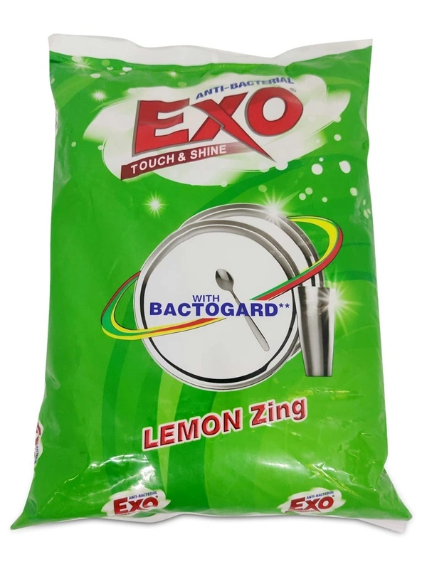 Home Care Exo Touch& Shine Anti Bacterial Powder Lemon Zing Pouch, 1 kg - 1 Kg