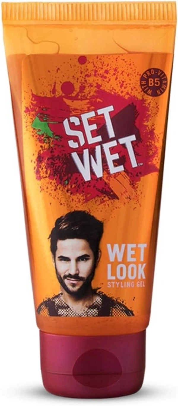 Set Wet  Look Styling Gel (Orange), 50 ml - 50 ml