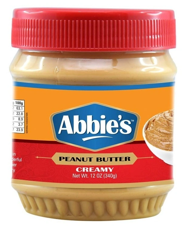 Abbies Peanut Butter Creamy, 340g - 340g