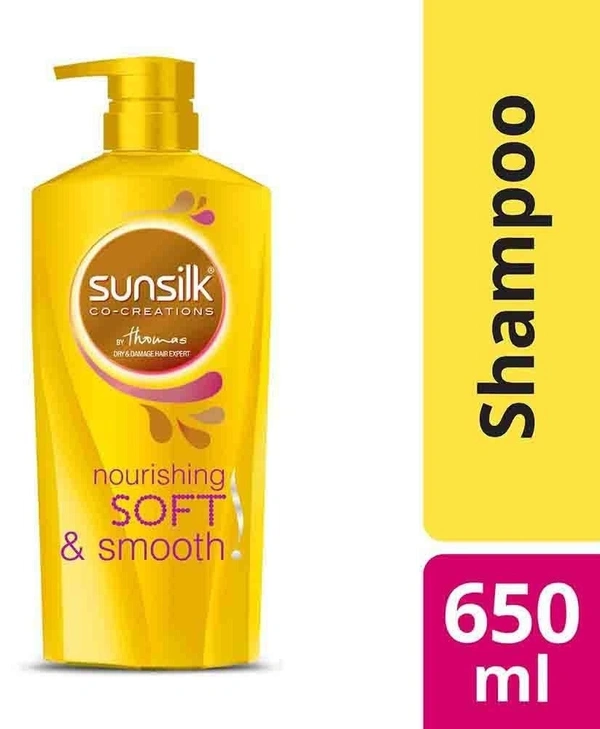 Sunsilk Nourishing Soft and Smooth Shampoo, 650 ml