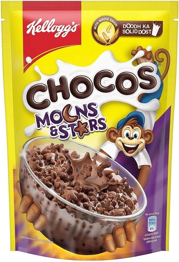 Kellogg's Chocos Moon& Stars Carton, 375g - 375g