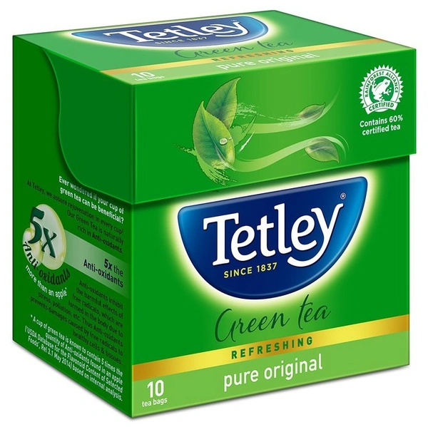 Tetley Green Tea Classic, 10 Bags - 10 Bags