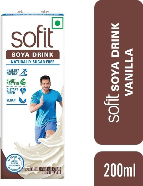 Sofit Soya Milk Vanila, 200ml - 200ml