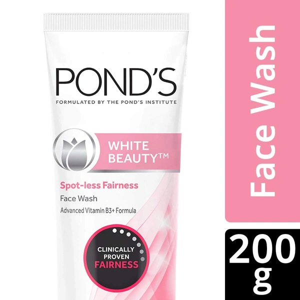 Pond's Face Wash White Beauty Spotless Fairness 200g - 200g