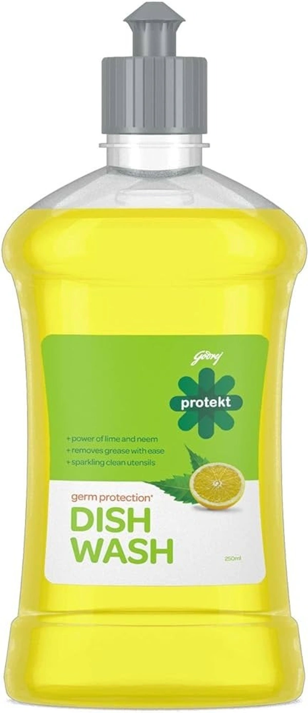 Protekt Germ Protection Dishwash Bottle, 250 ml - 250 ml