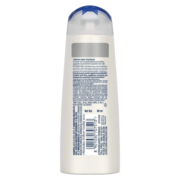 Dove Intense Repair Shampoo, 80 ml - 80 ml
