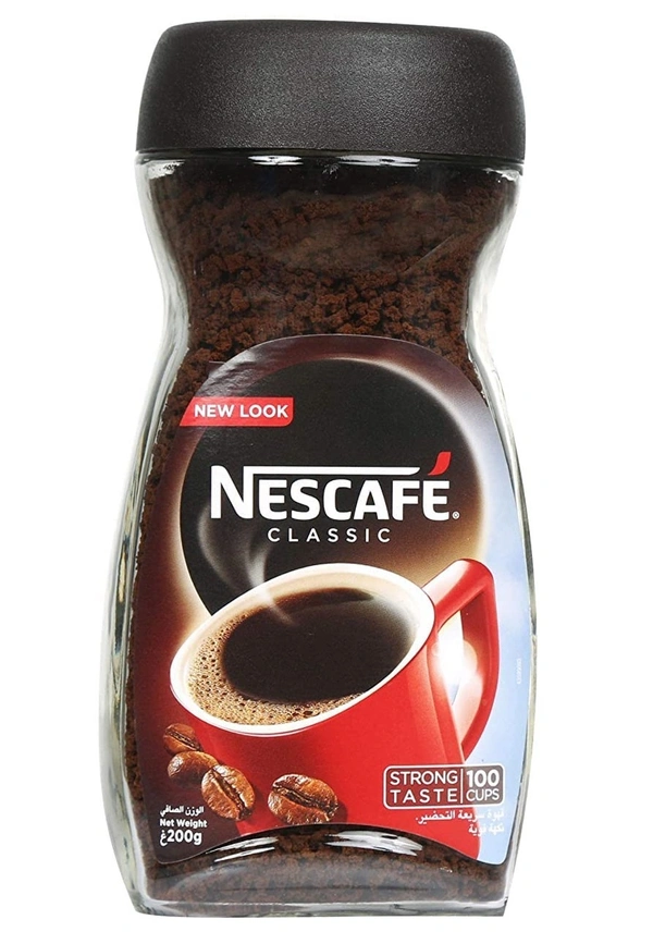 Nescafe Classic Coffee Glass Jar, 200g - 200g