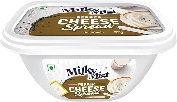 Milky Mist Cheese Spread Pepper - 200g - 200g