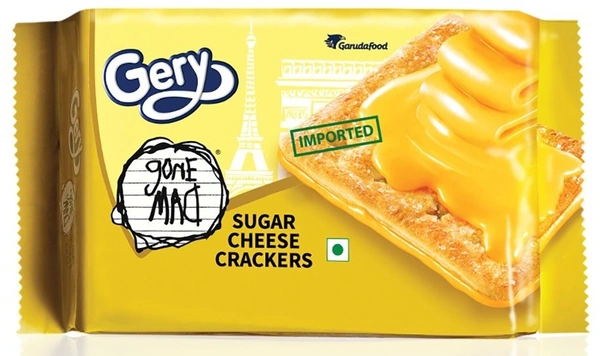 Gery Gone Mad Sugar Cheese Crackers, 120g - 120g
