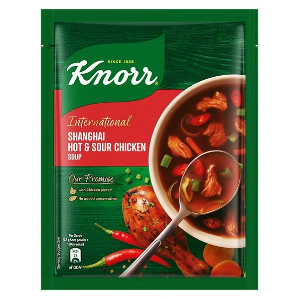 Knorr Hot and Sour Shanghai Chicken Soup, 38g - 38g
