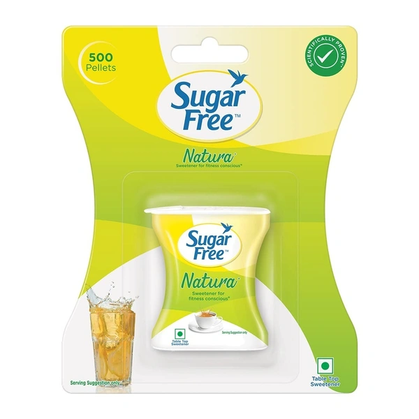 Sugar Free Natura Sweetener Zero Calories, 500 Pellets - 500 Pellets