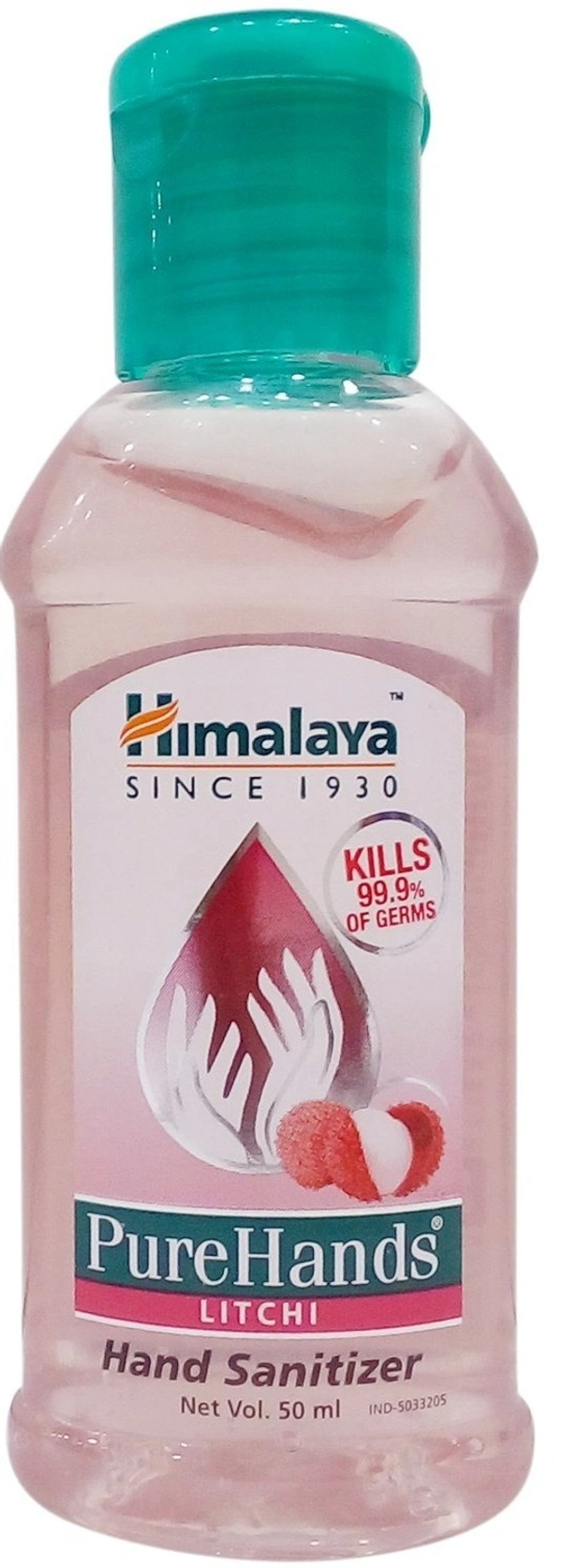 Himalaya Pure Hand Sanitizer Litchi, 50 ml