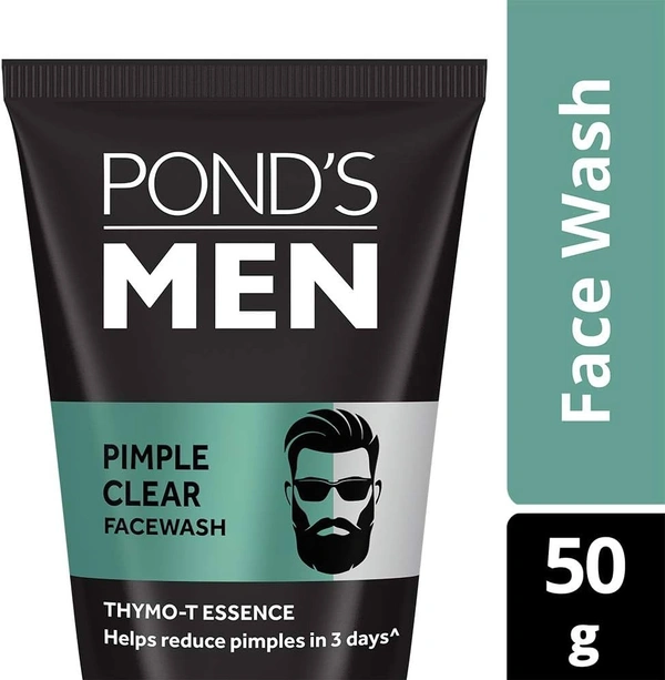 Pond's Men Face Wash Pimple Clear, 50g - 50g